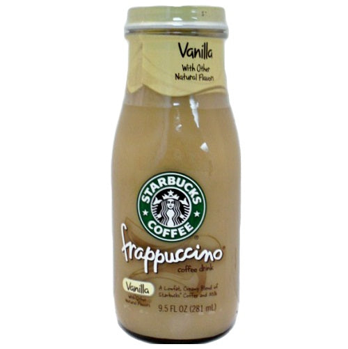 starbucks frap 9.5oz vanilla -- 24 per case