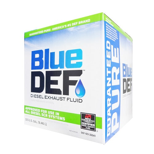 bluedef diesel exhaust fluid 2.5 gl -- 4 per case