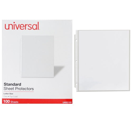 sheet protectors standard 100ct -- 10 per case