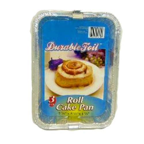 d. foil roll cake pan 3pc -- 12 per case