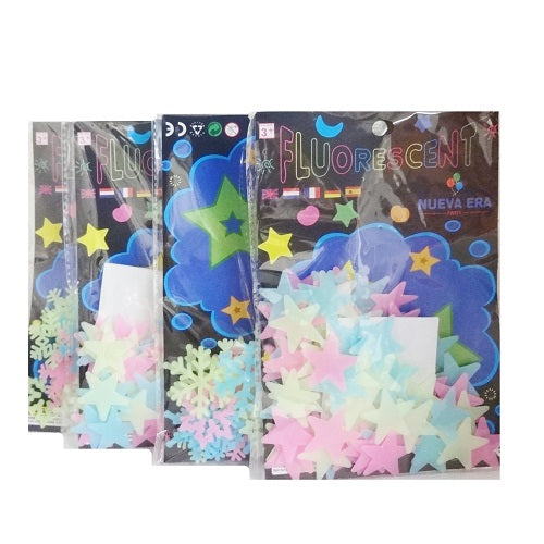 toy stars glow in the dark asst -- 12 per box