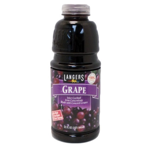 langers 32oz grape juice cocktail -- 12 per case