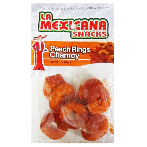 la mexicana peach rings 3oz -- 12 per case