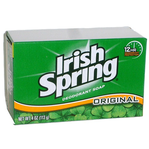 irish spring bar soap 3.75oz original cl -- 72 per case