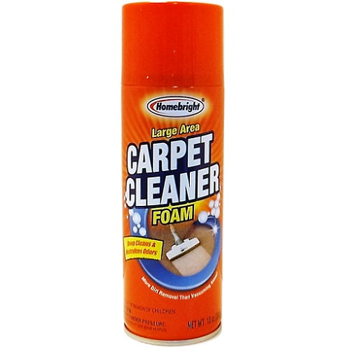 homebright carpet cleaner foam 13oz -- 12 per case