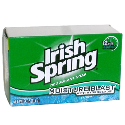 irish spring bar soap 3.75oz moisture b -- 72 per case