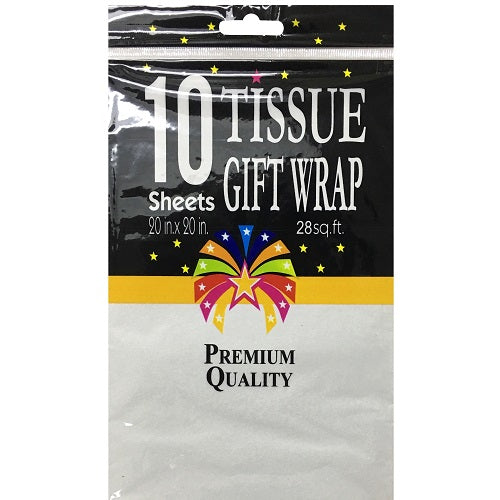 tissue paper 10ct white 20 x 20in -- 12 per box