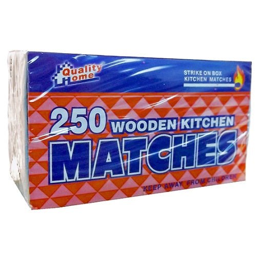 kitchen matches 250ct wooden -- 48 per case