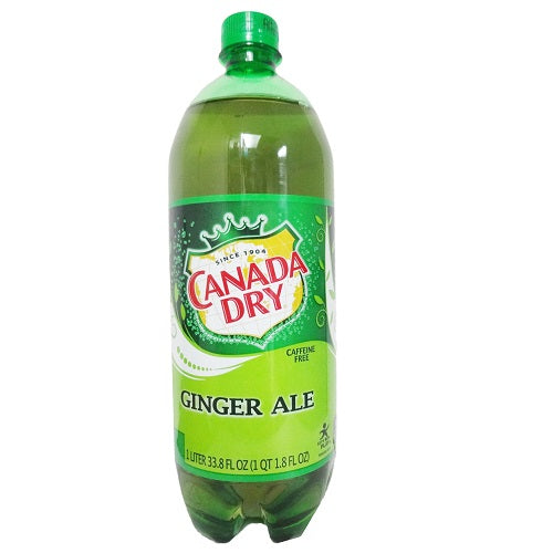 canada dry soda 1 ltr ginger ale -- 15 per case