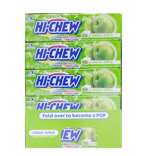 hi- chew candy green apple 1.76oz -- 15 per box