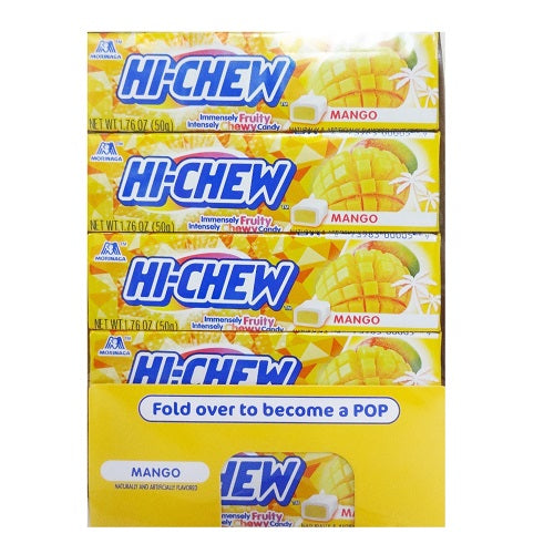 hi- chew candy mango 1.76oz -- 15 per box