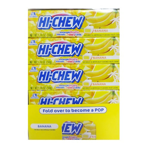 hi- chew candy banana 1.76oz -- 15 per box