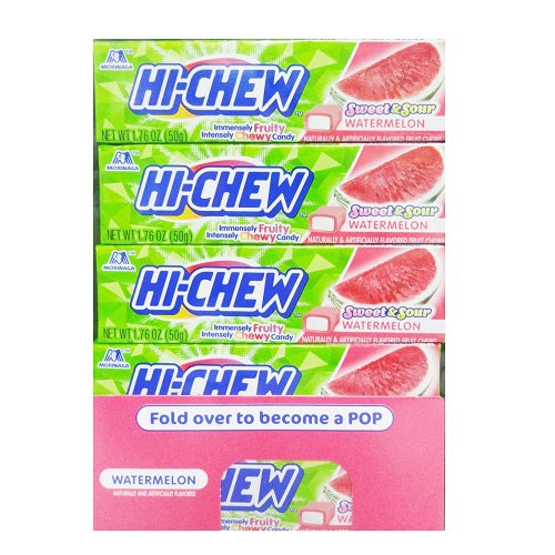 hi- chew candy watermelon 1.76oz -- 15 per box