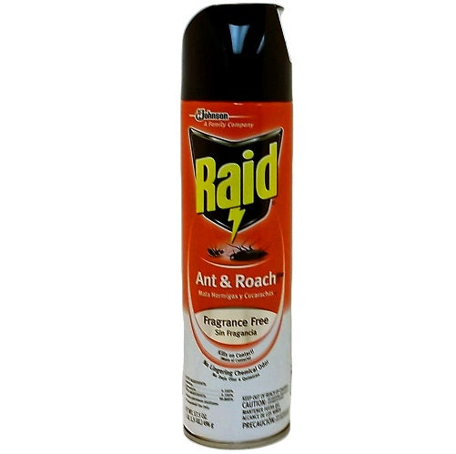 raid ant roach 17.5oz fragrance free -- 12 per case