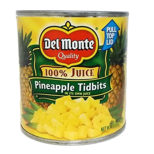 del monte pineapple tidbits 15 oz -- 12 per case