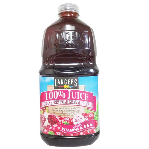 langers 64oz cran- pomegranate plus -- 8 per case