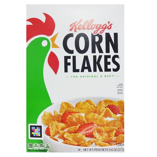 kelloggs cereal 9.6oz corn flakes origin -- 16 per case