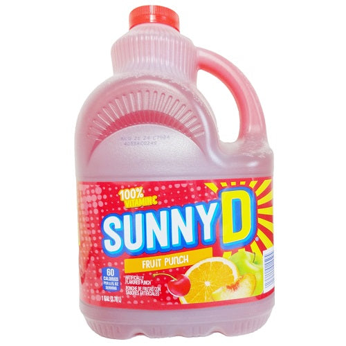 sunny d 1 gl fruit punch -- 4 per case