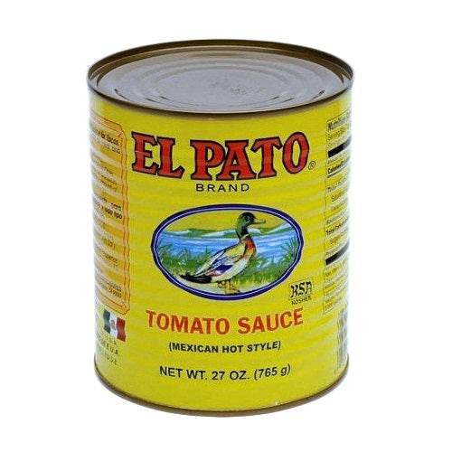 el pato hot tomato sauce 28oz -- 12 per case