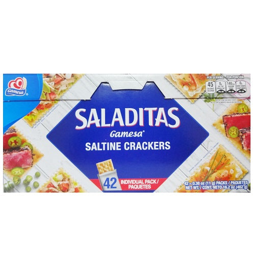 gamesa saladitas crackers 42ct 16.2oz -- 12 per case