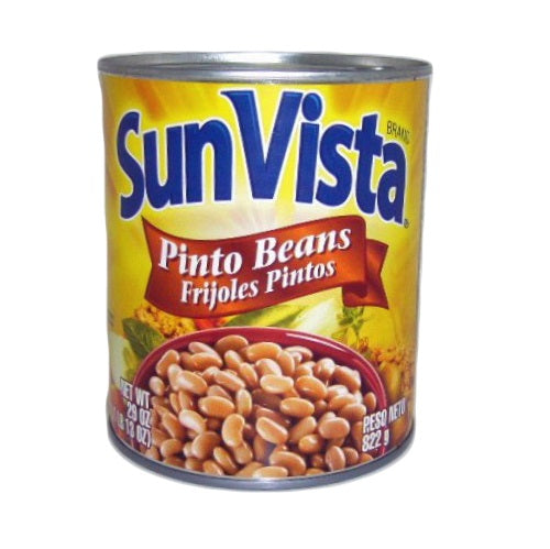 sun vista pinto beans 29oz whole -- 12 per case