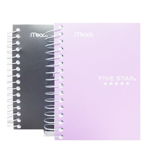 five star notebook 200ct 4x5 asst clrs -- 24 per case