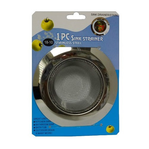 sink mesh strainer 1pc stainless steel -- 24 per box