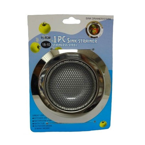 sink strainer 1pc stainless steel -- 12 per box