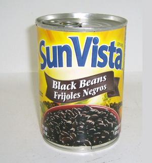 sun vista black beans 15oz whole -- 12 per case