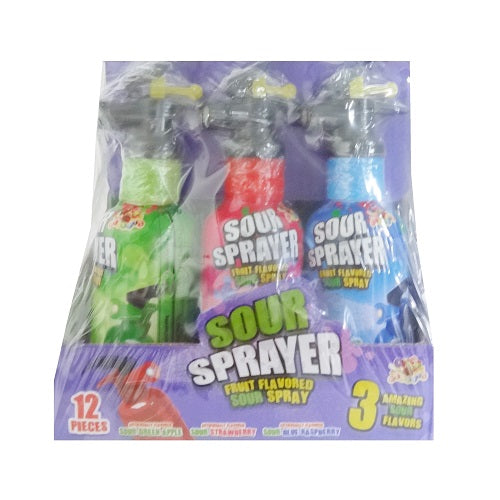 sour sprayer candy 2.37oz asst flavors -- 12 per box