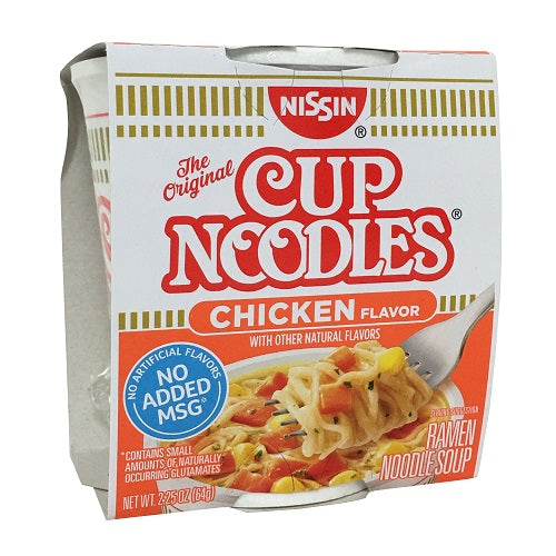 nissin cup noodles 2.25oz chicken -- 24 per case