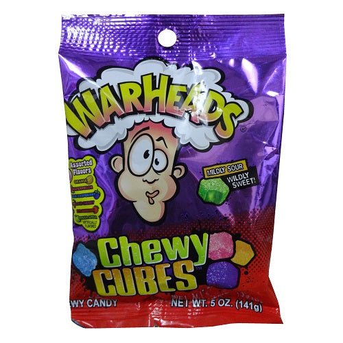 warheads sour chewy cubes 5oz -- 12 per case