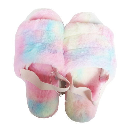 ladies slippers pastel colors asst size -- 24 per case