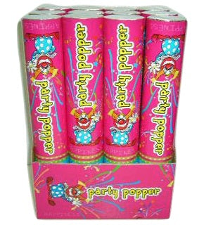 toy paper party popper -- 12 per box