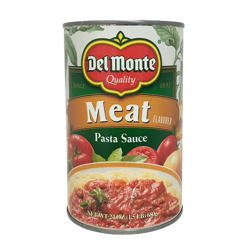 del monte pasta sauce meat 24oz -- 12 per case