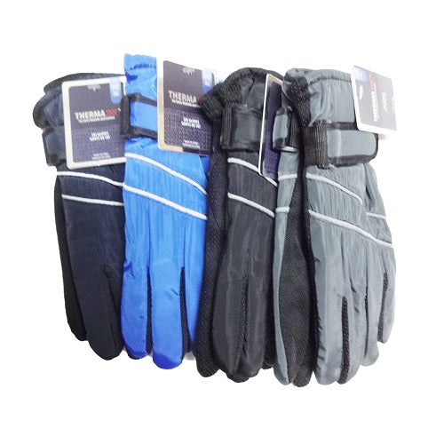 thermaxx boys ski gloves asst clrs -- 12 per box