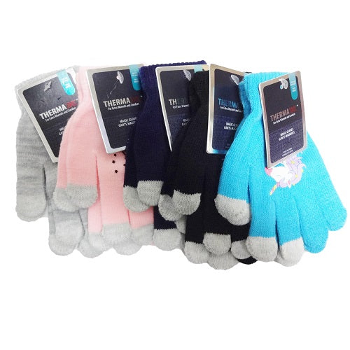 thermaxx kids magic gloves unicorn asst -- 12 per box