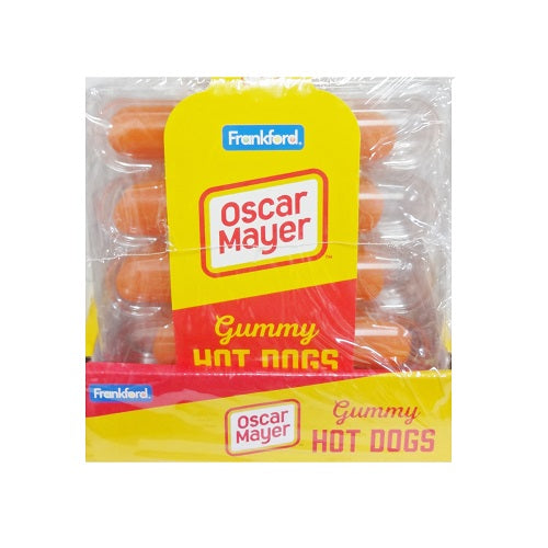 oscar mayer gummy hot dogs 4.4oz -- 16 per case