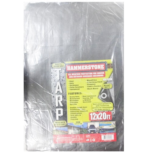 tarp silver 12 x 20 heavy duty -- 6 per case