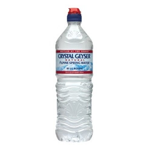 crystal geyser water 23.6oz s-t -- 24 per case