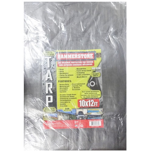 tarp silver 10 x 12 heavy duty -- 6 per case