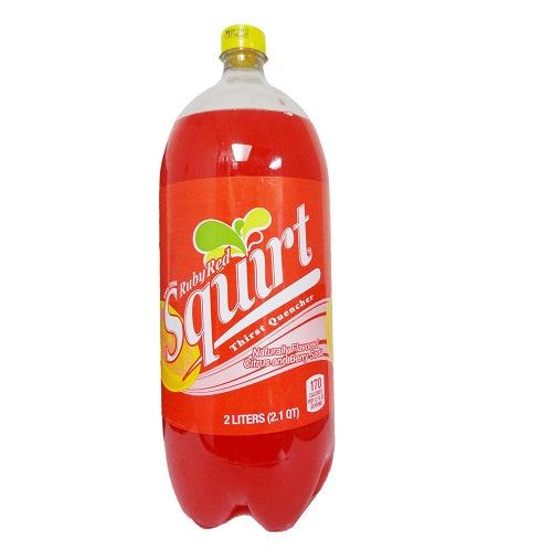 squirt soda 2 ltrs ruby red -- 8 per case