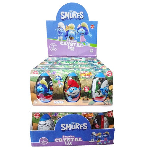 surprise egg the smurfs 3pk 48g -- 8 per box