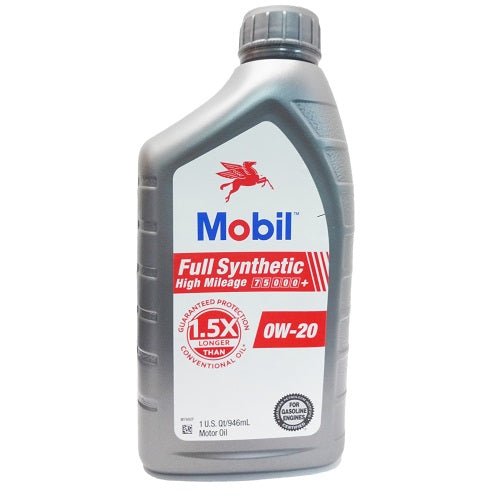 mobil motor oil 0w-20 1qt -- 6 per case