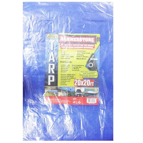 tarp blue 20 x 20 -- 3 per case