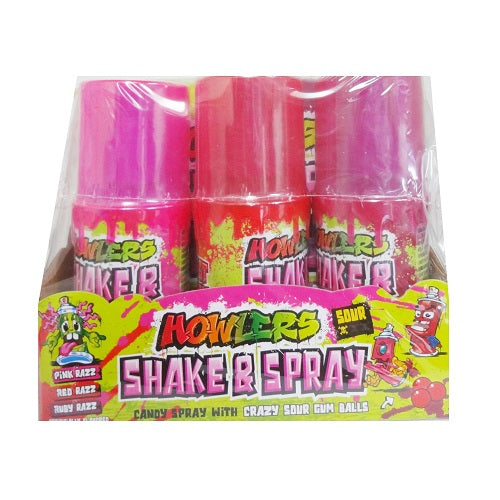 shake spray sour candy 2.77oz asst -- 12 per box