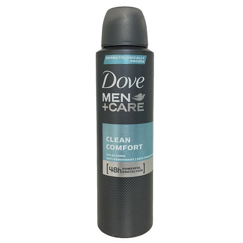 dove men anti- persp 150ml clean comfort -- 12 per case