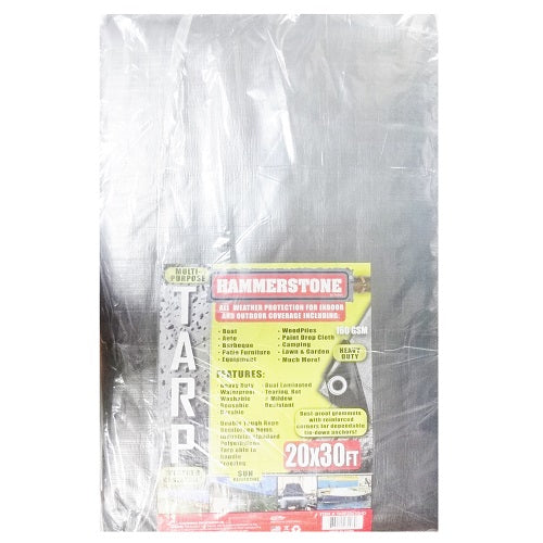 tarp silver 20 x 30 heavy duty -- 3 per case