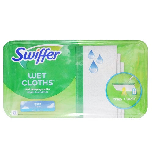 swiffer wet mopping cloths 12ct fresh -- 6 per case