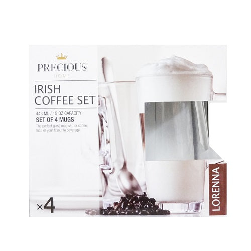 irish coffee mug set 4pk 15oz -- 8 per case